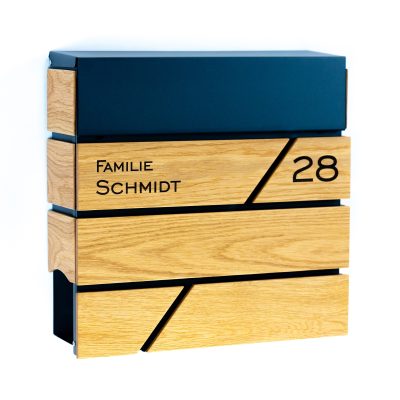 Wooden mailbox modern
