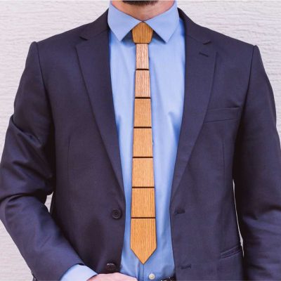 Oak Handcrafted Wooden Necktie