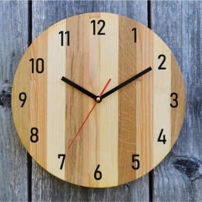 Handmade Wooden Wall Clock