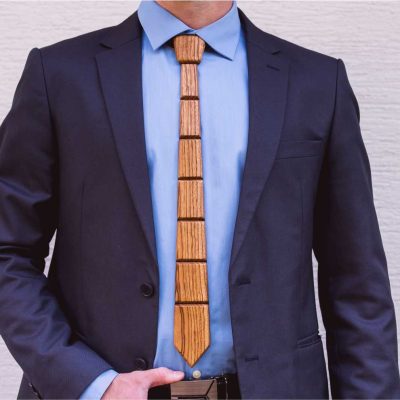 Zebrawood Handcrafted Wooden Necktie